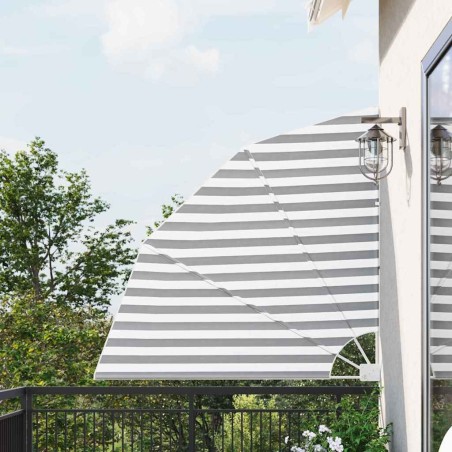 Écran de confidentialité pour balcon Anthracite et blanc 525071525071