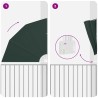 Écran de confidentialité pour balcon Vert foncé 160 x 160 cm 525087525087