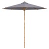 Parasol de jardin Gris foncé Ø 240 x 260 cm Bambou 525102525102