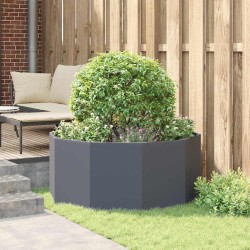 Jardinière Anthracite 120 x 120 x 50 cm Acier 525118525118