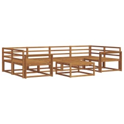 Ensemble de canapés d'extérieur 7 pcs Naturel 525120525120