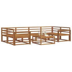 Ensemble de canapés d'extérieur 7 pcs Naturel 525120525120