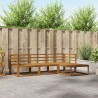 Ensemble de canapés d'extérieur 4 pcs Naturel 525121525121