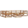 Ensemble de canapés d'extérieur 7 pcs Naturel 525122525122