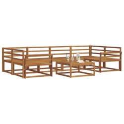 Ensemble de canapés d'extérieur 7 pcs Naturel 525123525123