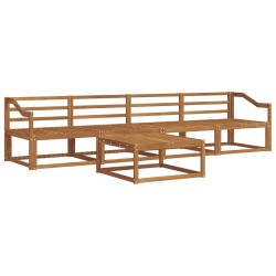 Ensemble de canapés d'extérieur 5 pcs Naturel 525134525134