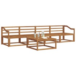 Ensemble de canapés d'extérieur 5 pcs Naturel 525134525134