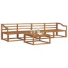 Ensemble de canapés d'extérieur 5 pcs Naturel 525134525134