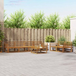 Ensemble de canapés d'extérieur 7 pcs Naturel 525135525135