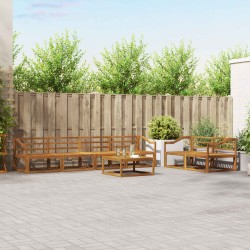 Ensemble de canapés d'extérieur 7 pcs Naturel 525136525136