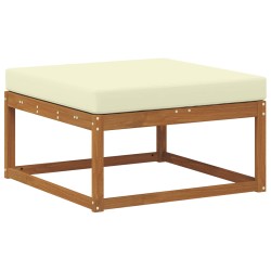 Ensemble de canapés d'extérieur 5 pcs Naturel et Crème 525140525140