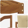 Ensemble de canapés d'extérieur 5 pcs Naturel et Beige 525142525142