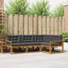 Ensemble de canapés d'extérieur 4 pcs Naturel et Anthracite 525149525149
