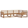 Ensemble de canapés d'extérieur 4 pcs Naturel 525152525152