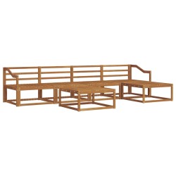 Ensemble de canapés d'extérieur 6 pcs Naturel 525154525154