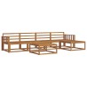 Ensemble de canapés d'extérieur 6 pcs Naturel 525162525162