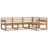 Ensemble de canapés d'extérieur 4 pcs Naturel 525163525163