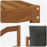 Ensemble de canapés d'extérieur 5 pcs Naturel et Anthracite 525164525164