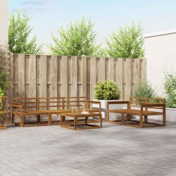 Ensemble de canapés d'extérieur 6 pcs Naturel 525166525166