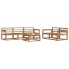 Ensemble de canapés d'extérieur 6 pcs Naturel 525166525166