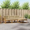 Ensemble de canapés d'extérieur 4 pcs Naturel et Beige 525167525167