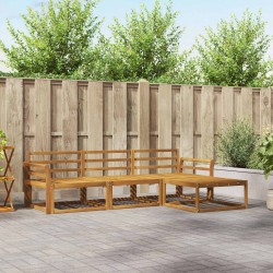 Ensemble de canapés d'extérieur 4 pcs Naturel 525171525171