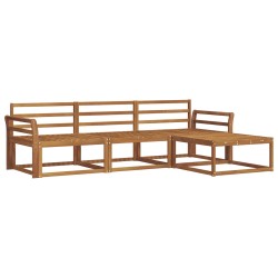 Ensemble de canapés d'extérieur 4 pcs Naturel 525171525171