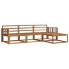 Ensemble de canapés d'extérieur 4 pcs Naturel 525179525179