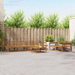 Ensemble de canapés d'extérieur 7 pcs Naturel 525185525185