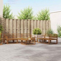 Ensemble de canapés d'extérieur 6 pcs Naturel 525188525188