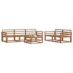 Ensemble de canapés d'extérieur 6 pcs Naturel 525188525188