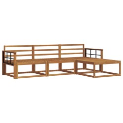 Ensemble de canapés d'extérieur 4 pcs Naturel 525189525189