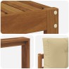 Ensemble de canapés d'extérieur 5 pcs Naturel et Beige 525194525194