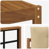Ensemble de canapés d'extérieur 4 pcs Naturel et Beige 525200525200