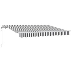 Auvent Rétractable Anthracite 300 x 200 cm tissu 525202525202