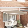 Cadre d'auvent Beige 300 x 200 cm Polyester avec revêtement PU 525203525203