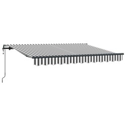 Auvent Rétractable Anthracite 300 x 200 cm tissu 525204525204