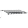 Auvent Rétractable Anthracite 300 x 200 cm tissu 525204525204