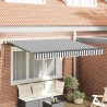 Auvent Rétractable Anthracite 300 x 200 cm tissu 525205525205