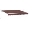 Auvent Rétractable Marron 300 x 200 cm tissu 525223525223