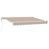 Auvent Rétractable Beige 300 x 200 cm tissu 525226525226