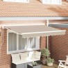Cadre d'auvent Beige 300 x 200 cm Polyester avec revêtement PU 525232525232
