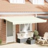 Auvent Rétractable Crème 350 x 200 cm tissu 525234525234