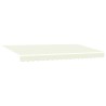 Cadre d'auvent Crème 350 x 200 cm Polyester avec revêtement PU 525237525237