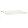 Cadre d'auvent Crème 350 x 200 cm Polyester avec revêtement PU 525238525238