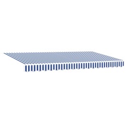 Auvent Rétractable Bleu 350 x 200 cm tissu 525240525240