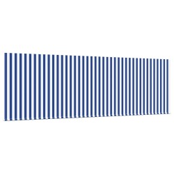 Auvent Rétractable Rayé Bleu 350 x 200 cm tissu 525288525288