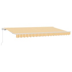 Auvent Rétractable Jaune 350 x 200 cm tissu 525293525293