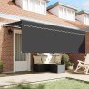 Auvent Rétractable Anthracite 350 x 200 cm 525294525294