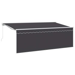 Auvent Rétractable Crème 350 x 200 cm Polyester et Aluminium 525308525308